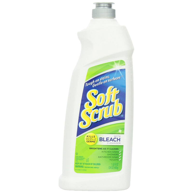 Soft Scrub Cleanser With Bleach, 24 Fluid Ounces, 3 Count