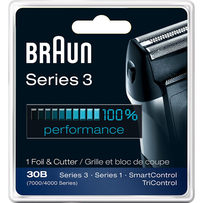 Braun Series 3 30B Men's SmartControl Shaver Foil And Cutter Replacement