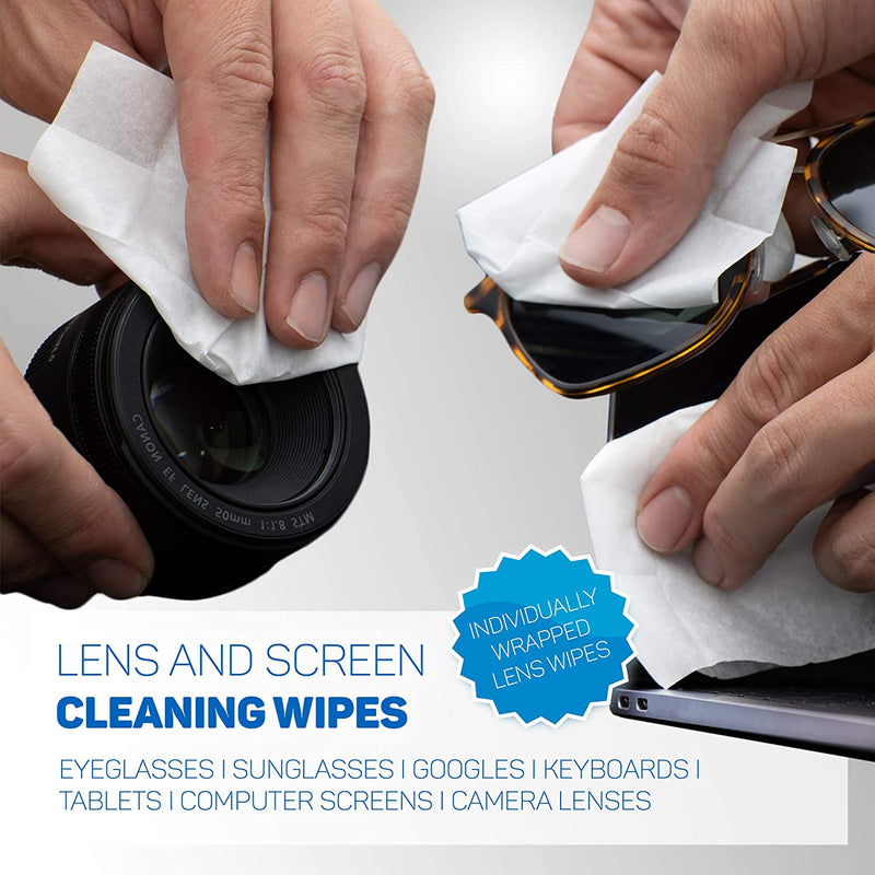 Eye See Lens and Screen Cleaning Wipes - 300 Wipes + 30 Bonus = 330 Total Wipes