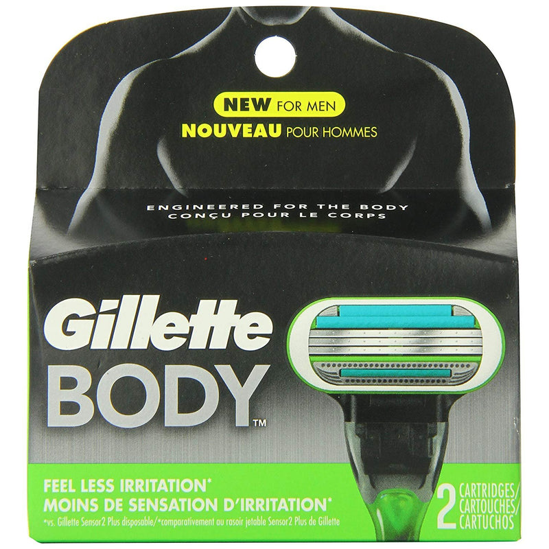Gillette Body Razor for Men, 2 Count
