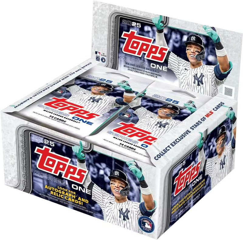 2025 Topps Series 1 Baseball Trading Card MLB Retail 20 Pack Box