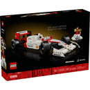 LEGO Icons McLaren MP4/4 & Ayrton Senna Minifigure, Holiday or Birthday Gift Idea for Home Office Decor, F1 Building Set for Adults and Fans of Cool Model Race Cars, 10330