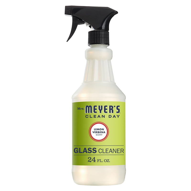 Mrs. Meyer's Clean Day Glass Cleaner Bottle, Lemon Verbens, 24 Fluid Ounces