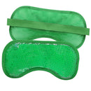 Eye See Plush Gel Eye Mask for Puffy Eyes, Green - Cold Eye mask to Treat Dark Circles, Sinuses, Dry Eyes, and for Allergy Relief - Microwave Safe for Heat Therapy