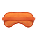 Eye See Plush Gel Eye Mask for Puffy Eyes, Orange - Cold Eye mask to Treat Dark Circles, Sinuses, Dry Eyes, and for Allergy Relief - Microwave Safe for Heat Therapy