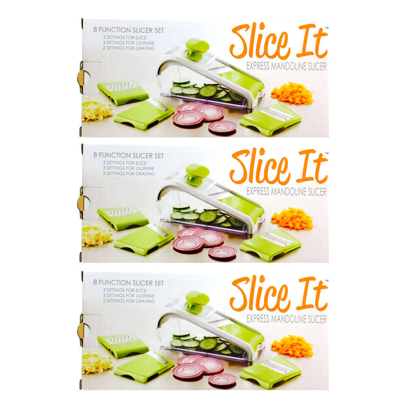 Slice It Express Mandoline Slicer 8 Function Slicer Set