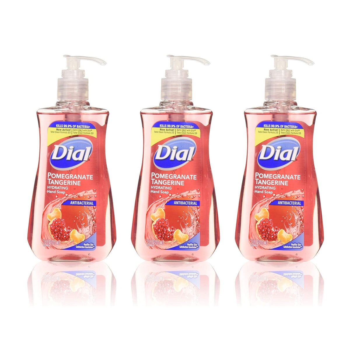 Dial Pomegranate Tangerine Antibacterial Hand Soap with Moisturizer