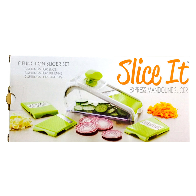 Slice It Express Mandoline Slicer 8 Function Slicer Set