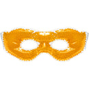 Eye See Gel Eye Mask, Orange - Cold Compress Ice Pack with Gel Beads - Microwave Safe for Heat Therapy - Great for Puffy Eyes, Dark Circles, Dry Eyes, Soothing Headaches