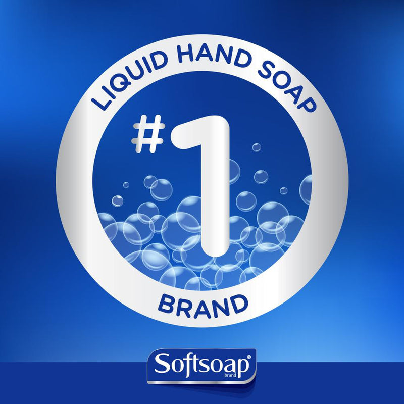 Softsoap Kitchen Fresh Hands Antibacterial Hand Soap Pump, Zesty Lemon, 11.25 Fluid Ounces, 4 Pack