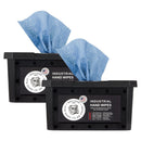 Bulldog Antibacterial Ultra Thick Hand Wipes, Heavy Duty Grease Wipes, Hand Cleaning Wipes, Paint Wipes, Industrial Cleaning Wipes, Waterless Hand Cleaner, 70 Wipes, 2 Pack