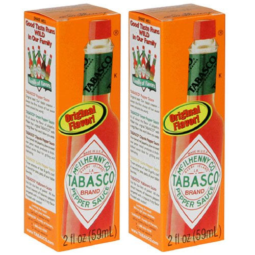 Tabasco Red Pepper Sauce, 2 Oz, 2 Pack