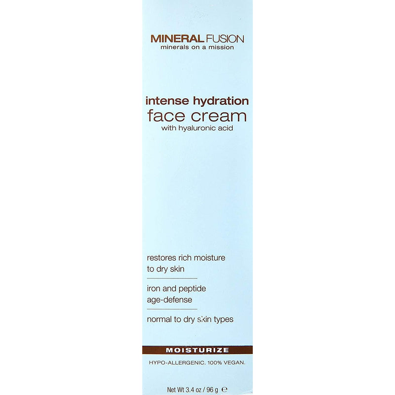 Mineral Fusion Facial Moisturizer, Intense Hydration, 3.4 Ounce