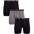 Reebok Men's Sport Soft Performance Training Boxer Briefs Pack of 3