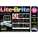 Lite Brite Magic Screen Retro Deluxe Light Bonus Set, More Templates Pegs & Storage, 326 Pieces