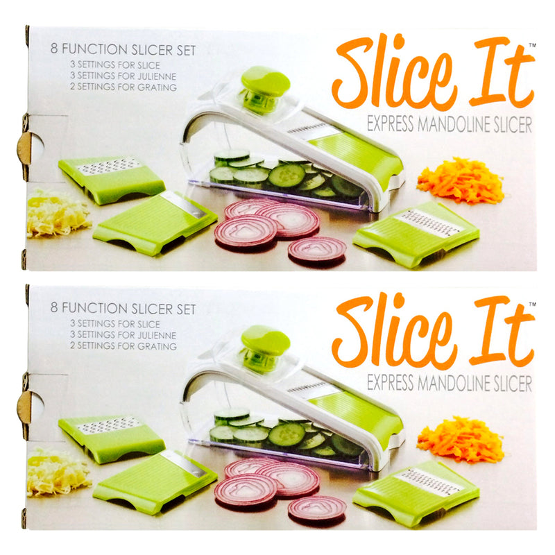 Slice It Express Mandoline Slicer 8 Function Slicer Set