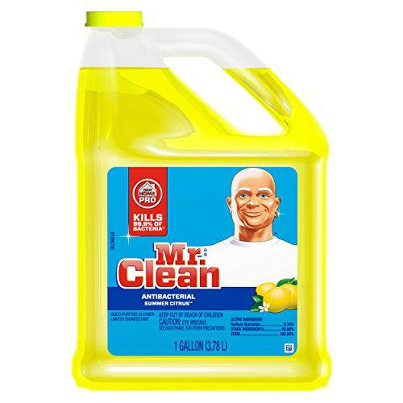 Mr. Clean Multi-Surface Cleaner, Summer Citrus, 128 Fluid Ounce Bottle