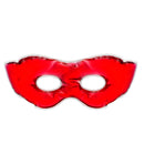 Eye See Professional Gel Eye Mask, Red - Cold Under Eye Compress for Puffiness, Dark Circles, Clear Skin - Microwave Safe for Heat Therapy