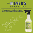 Mrs. Meyer's Clean Day Glass Cleaner Bottle, Lemon Verbens, 24 Fluid Ounces