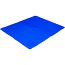 Baumster Cooling Pet Mat, 38" x 32", Blue - Self Cooling Mat for Dogs and Cats - For Beds, Crates, Kennels and More