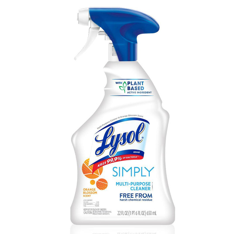 Lysol  Simply Orange Blossom, Multi-purpose Cleaner Spray, 22 oz