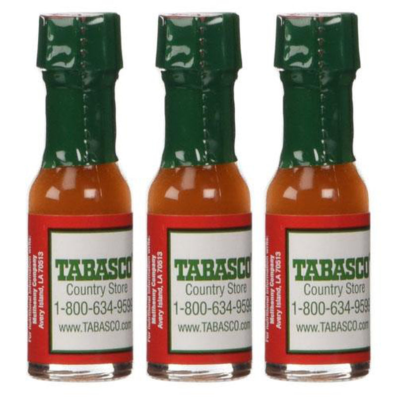 Tabasco Red Pepper Sauce, 1/8 Oz, 3 Pack