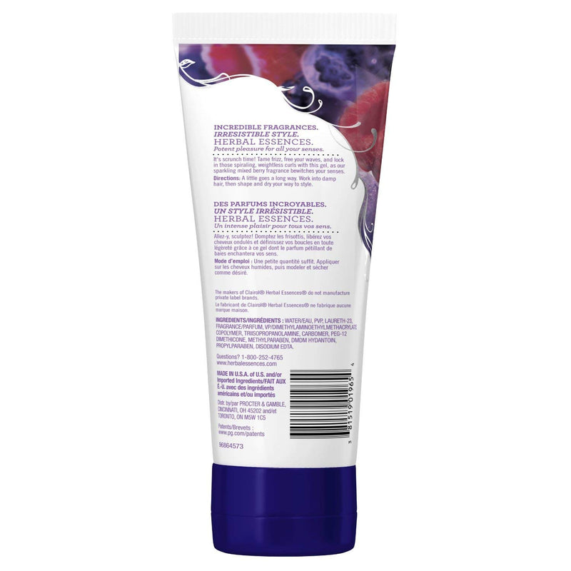 Herbal Essences Totally Twisted Curl Scrunching Gel, Strong Hold, 6 oz