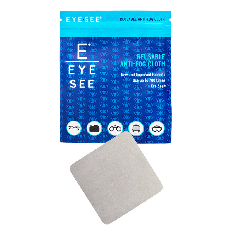 EyeSee Reusable Anti-Fog Cloth - Cleaning Cloth for Glasses, Cameras, Electronics and More - Reusable up to 700 Times