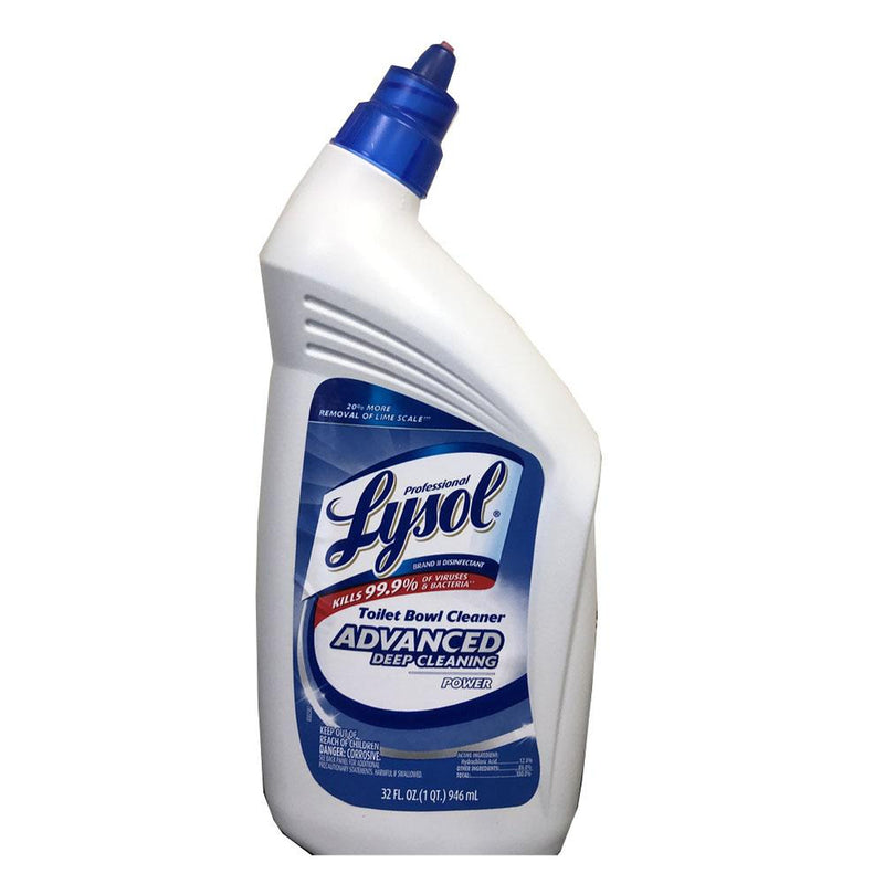Lysol Disinfectant Toilet Bowl Cleaner w/ Advanced Cleaning Power, 32 Oz