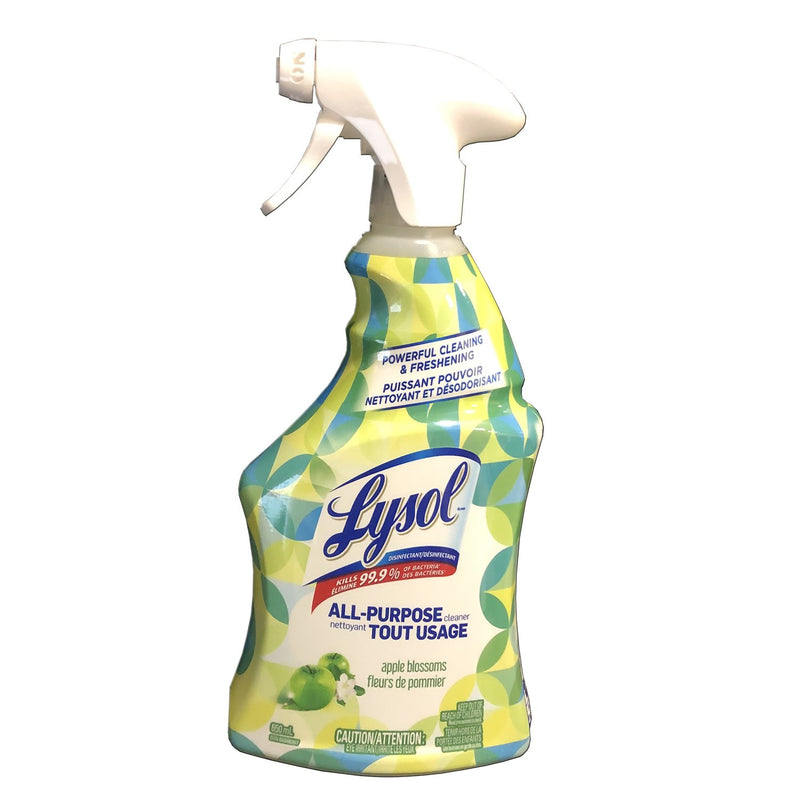 Lysol All Purpose Cleaner, Trigger, Apple Blossoms, 650 ml