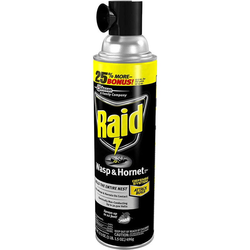 Raid Wasp and Hornet Killer, 17.5-Ounce (Pack Of 3)