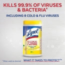 Lysol Disinfecting Wipes, Lemon and Lime Blossom, 3 Packs of 35 Wipes, 105 Total