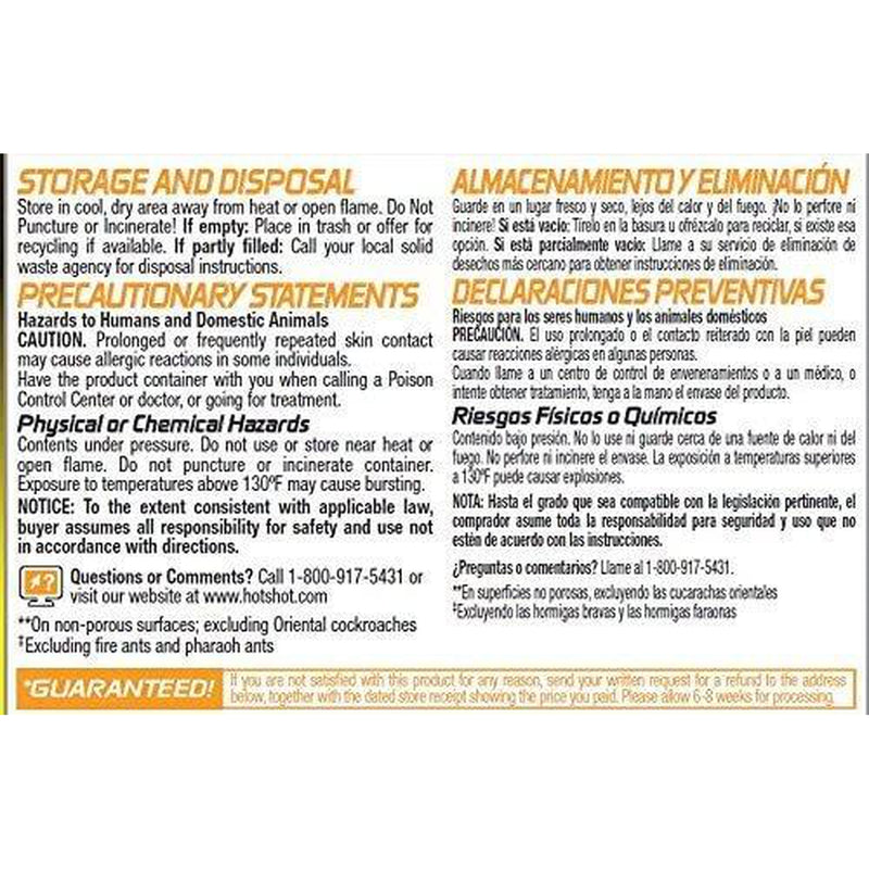 Hot Shot Ant & Roach Plus Germ Killer, Fresh Floral Scent Aerosol, 2 Pack of 17.5 Ounce Cans