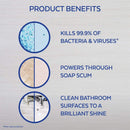 Lysol Mold & Mildew Foamer With Bleach, Bathroom Cleaner Spray, 32 oz, 2 Pack