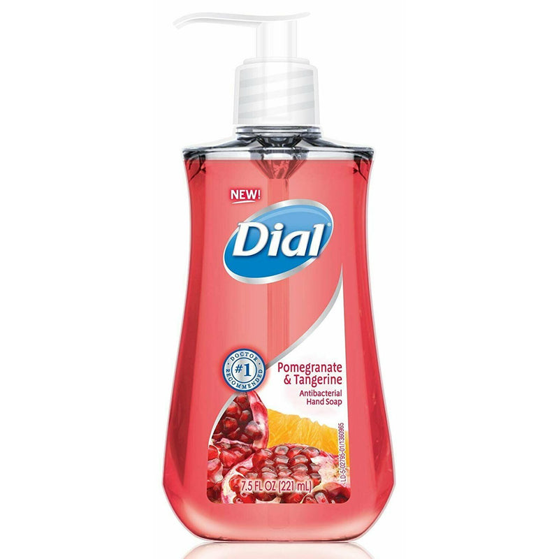 Dial Antibacterial Liquid Hand Soap, Pomegranate and Tangerine, 7.5 Fl. Oz