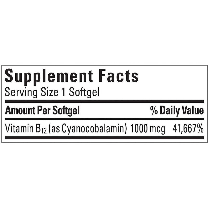 Nature Made Vitamin B-12 1000 mcg, 400 Softgels