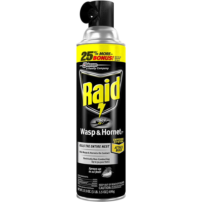 Raid Wasp and Hornet Killer, 17.5-Ounce (Pack Of 3)