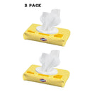 Clorox Disinfecting Wipes Flexpack, Crisp Lemon Scent, 3.3 Ounces, 75 Count, 2 Pack